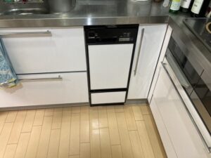 30㎝食洗機を45㎝食洗機に取替える　施工前準備